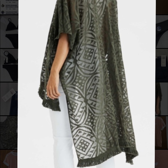 american eagle maxi kimono - Picture 2 of 5